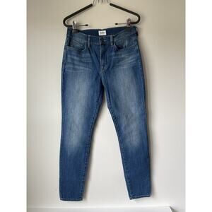 Hudson Jeans Womens 28x28 Blair High Rise Super Skinny Ankle Medium Wash Blue​​​